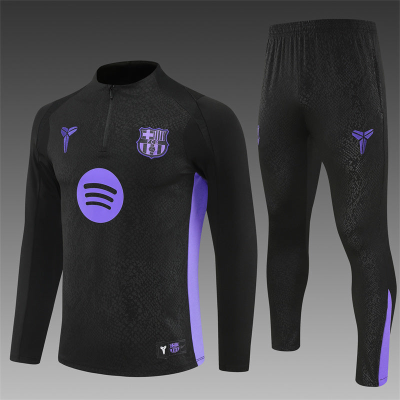 FCB Tracksuit - Black & Purple 2025