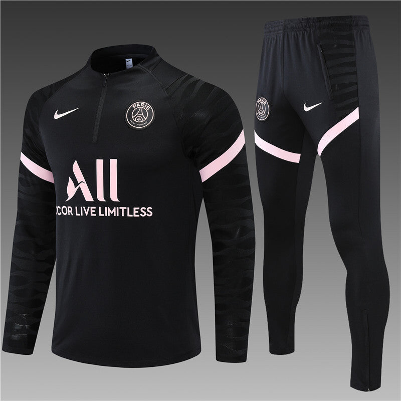 psg black and pink training kit