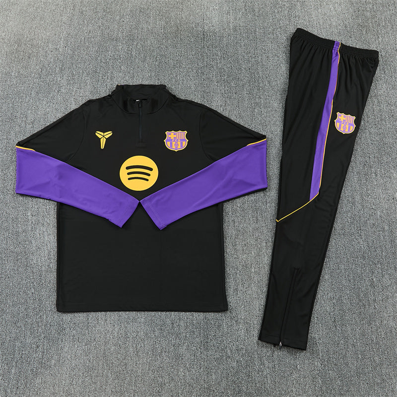 Barcelona Tracksuit - Black & Purple 26/27
