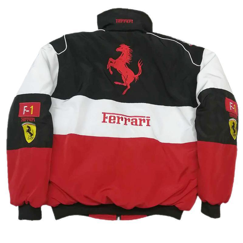 Ferrari Jacket - Red & White