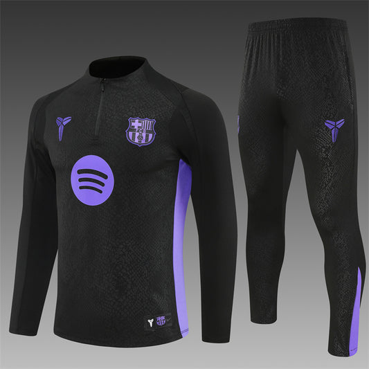 FCB Tracksuit - Black & Purple 2025