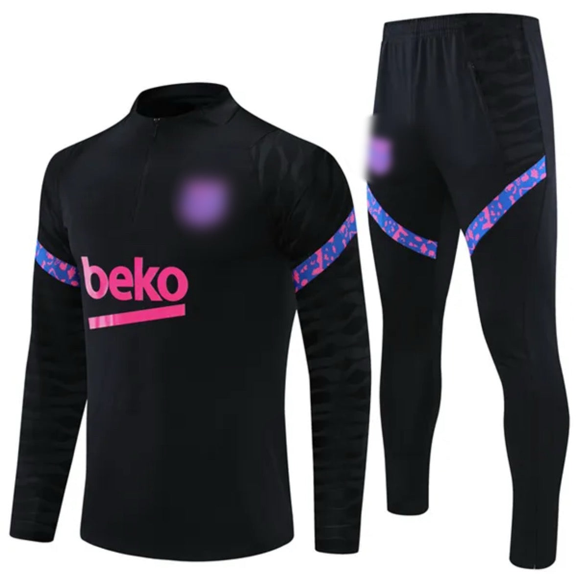 FC B Black/Purple Tracksuit