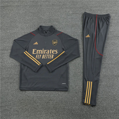 Arsenal Tracksuit (Grey)-Kids