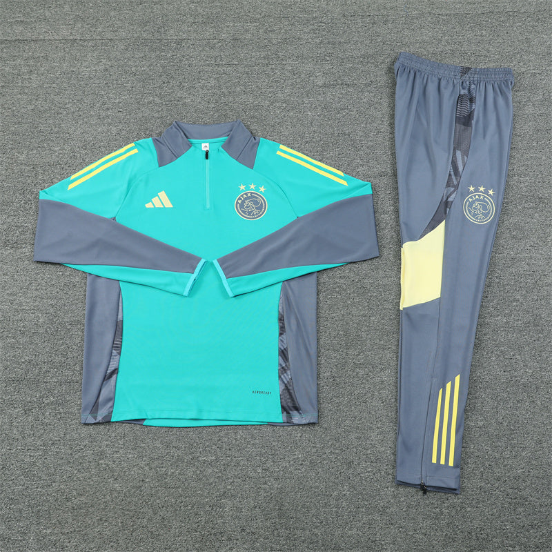 Ajax Tracksuit - Mint Green/Grey