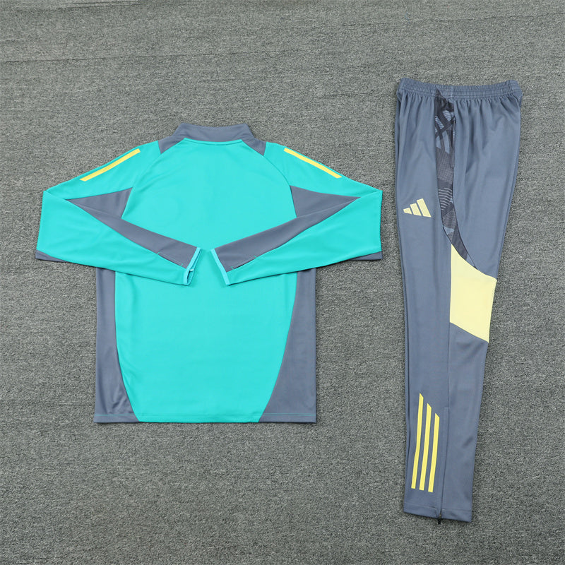 Ajax Tracksuit - Mint Green/Grey