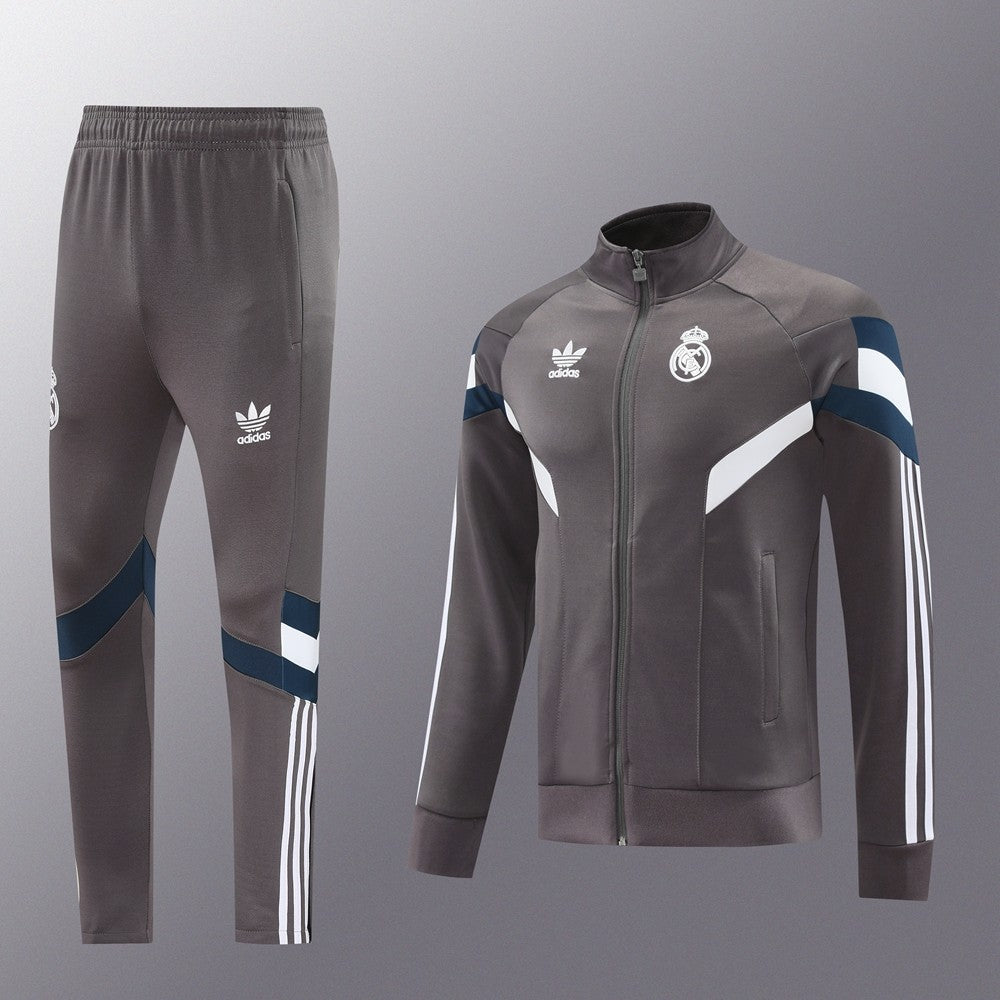 Real Madrid Tracksuit 2024 - Grey