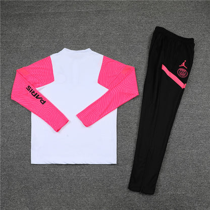 PSG Tracksuit White/Pink 20/21 version 2