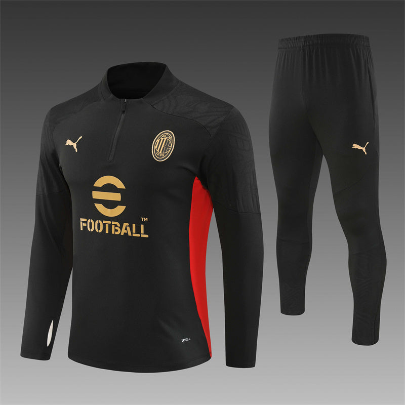 AC Milan Tracksuit - Black