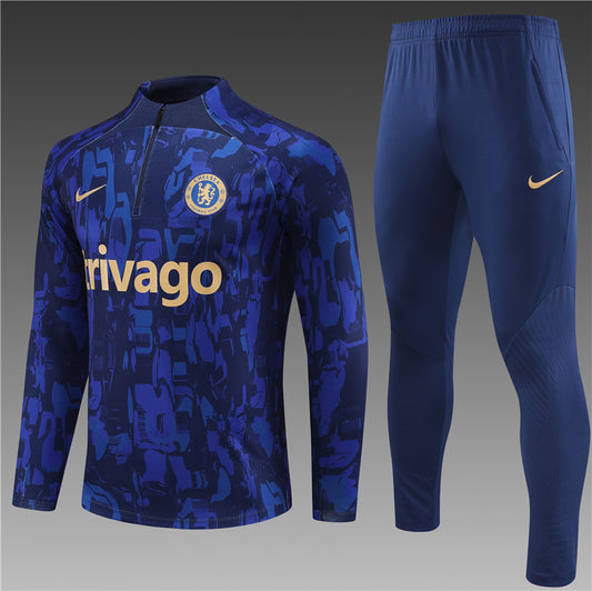 Chelsea Tracksuit - Blue (Adults & Kids)