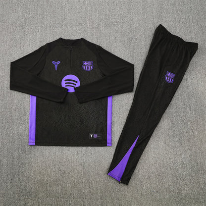 FCB Tracksuit - Black & Purple 2025