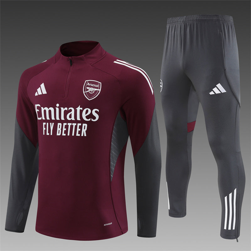 Arsenal Tracksuit - Maroon
