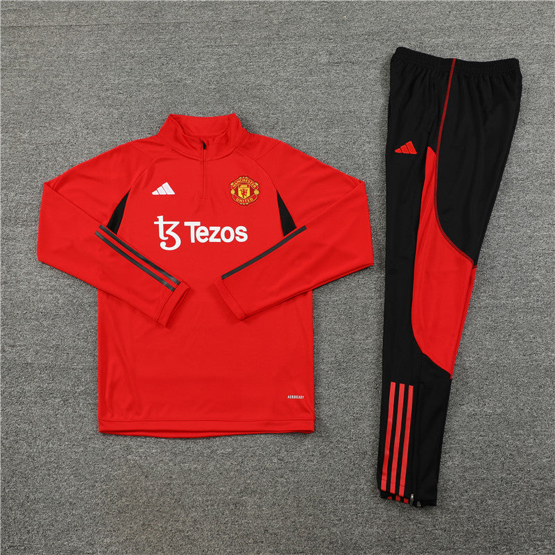 Manchester Utd Tracksuit (Red) - Kids