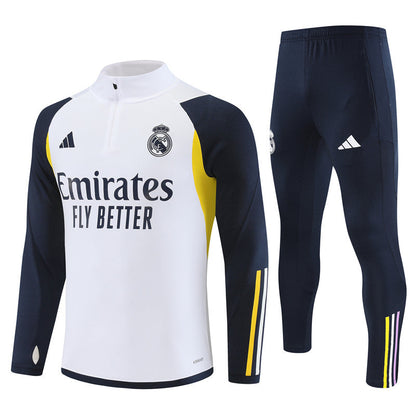 Rela Madrid Tracksuit (White) - Kids