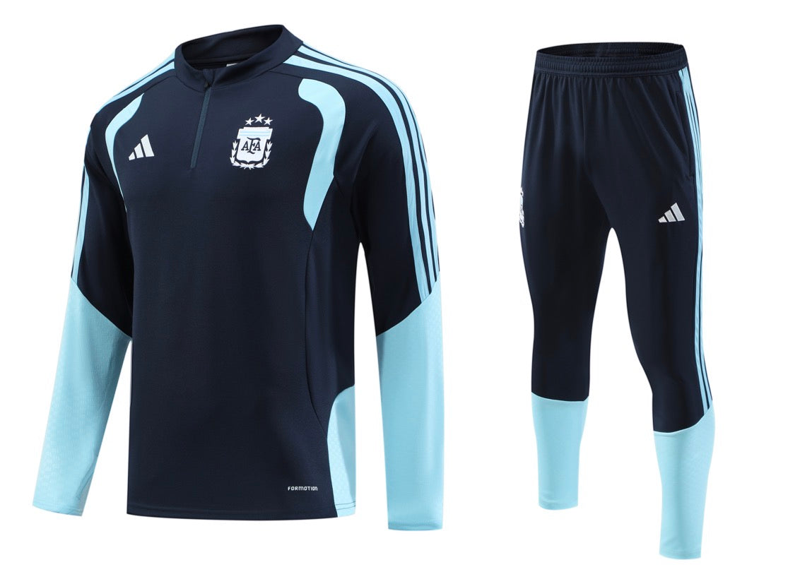 Argentina Tracksuit - Black (Adult & Kids)