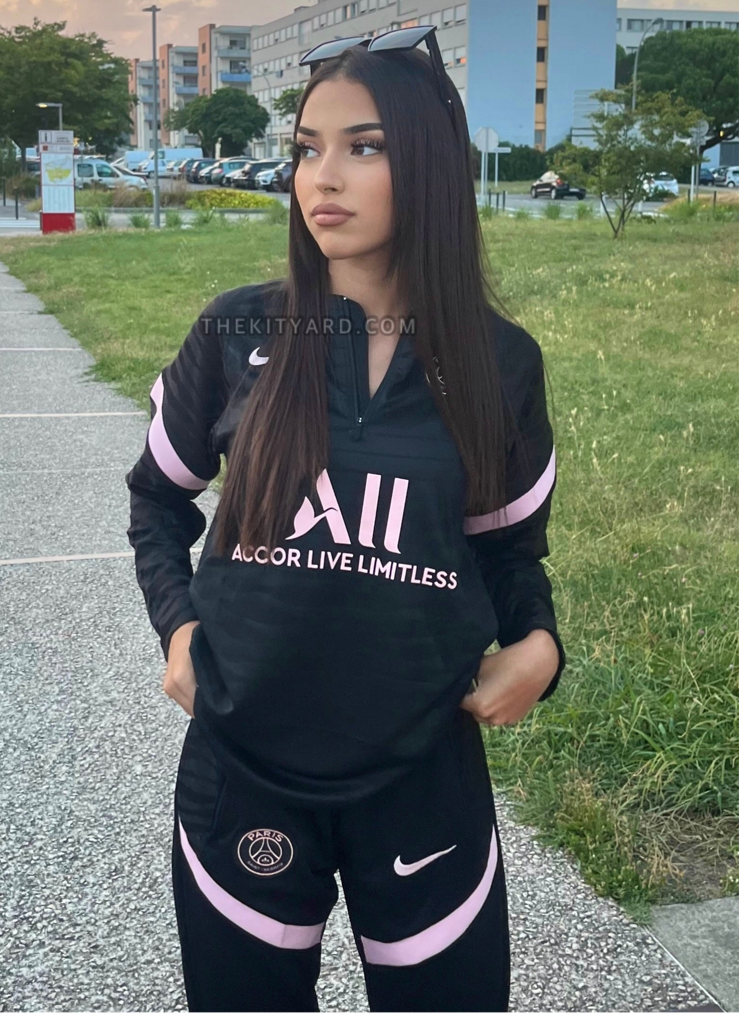 PSG Tracksuit - Black & Pink