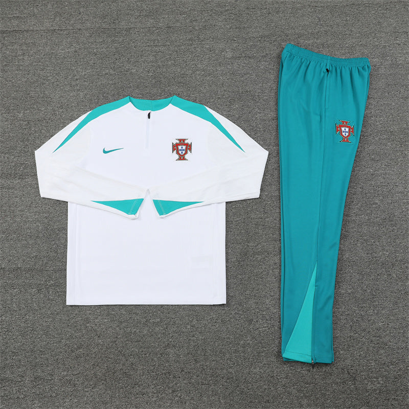 Portugal Tracksuit - White & Green