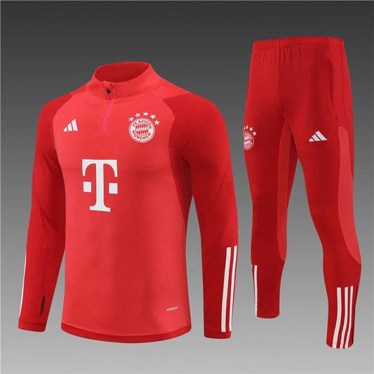 Bayern Munich Tracksuit (Red) - Kids