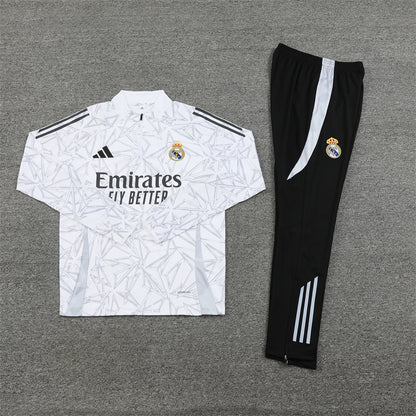 Real Madrid Tracksuit - White