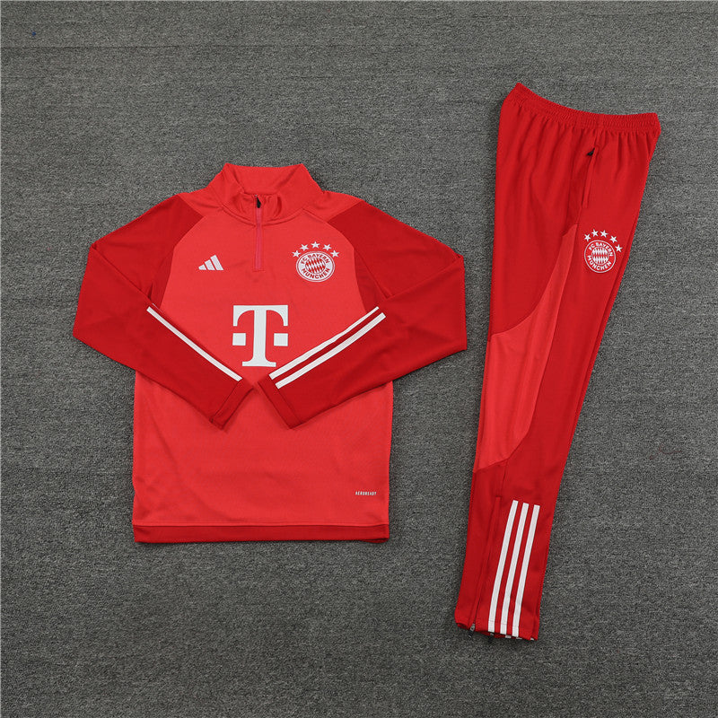 Bayern Munich Tracksuit (Red) - Kids