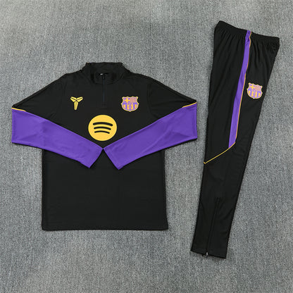 Barcelona Tracksuit - Black & Purple 26/27