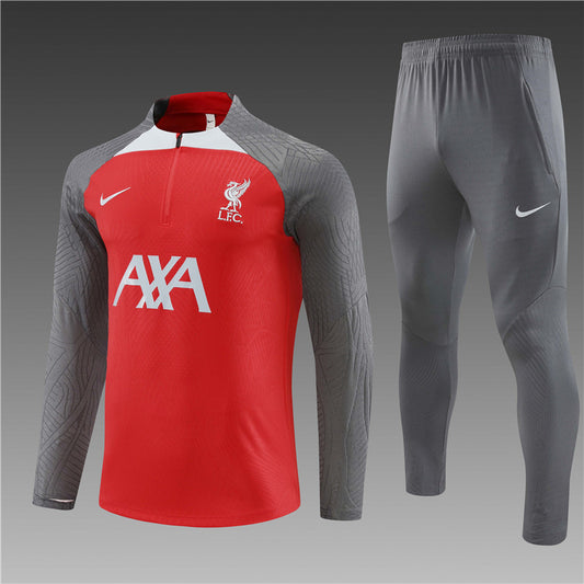 Liverpool Tracksuit - Red/Grey