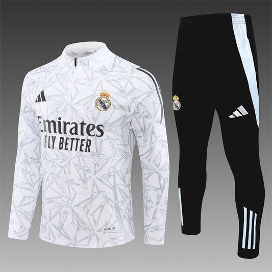 Real Madrid Tracksuit - White