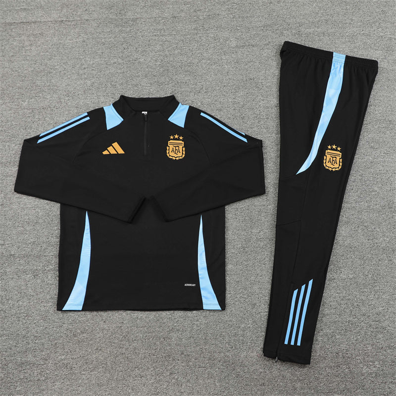 Argentina Tracksuit - Black (Adult & Kids)