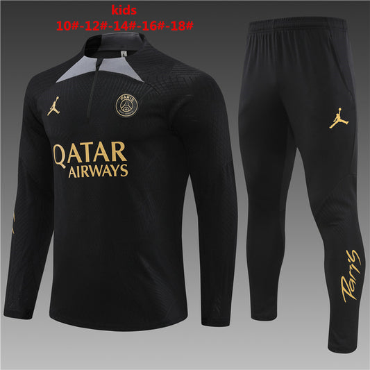 PSG Tracksuit - Black & Gold (Junior)