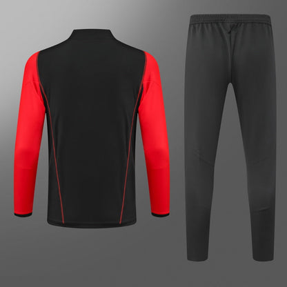 Roma Tracksuit - Black/Red Kids