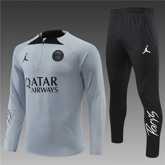 PSG Tracksuit - Light Grey (Kids)