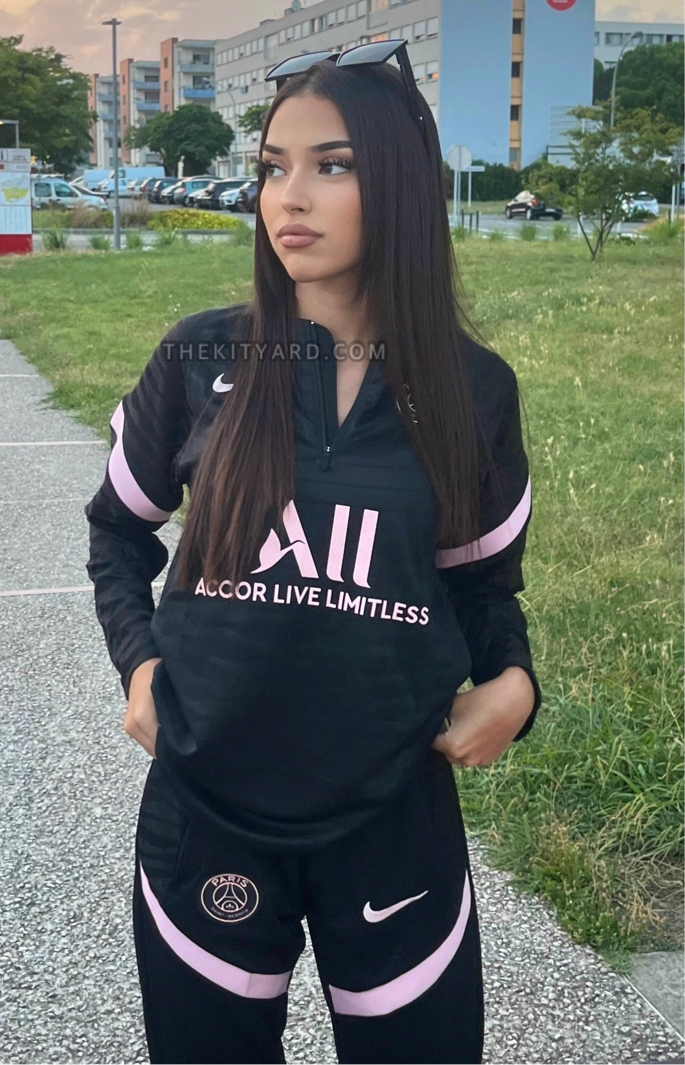 PSG Tracksuit - Black & Pink