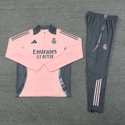 Real Madrid Tracksuit - Pink