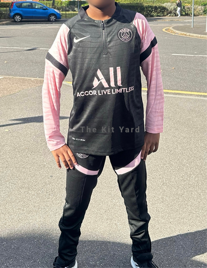 PSG Tracksuit - Black & Pink (Kids)