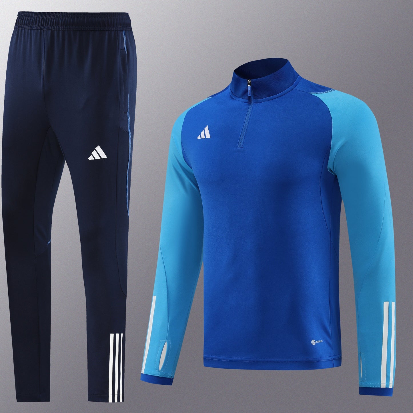 Addidas Dri-Fit Tracksuit - Blue