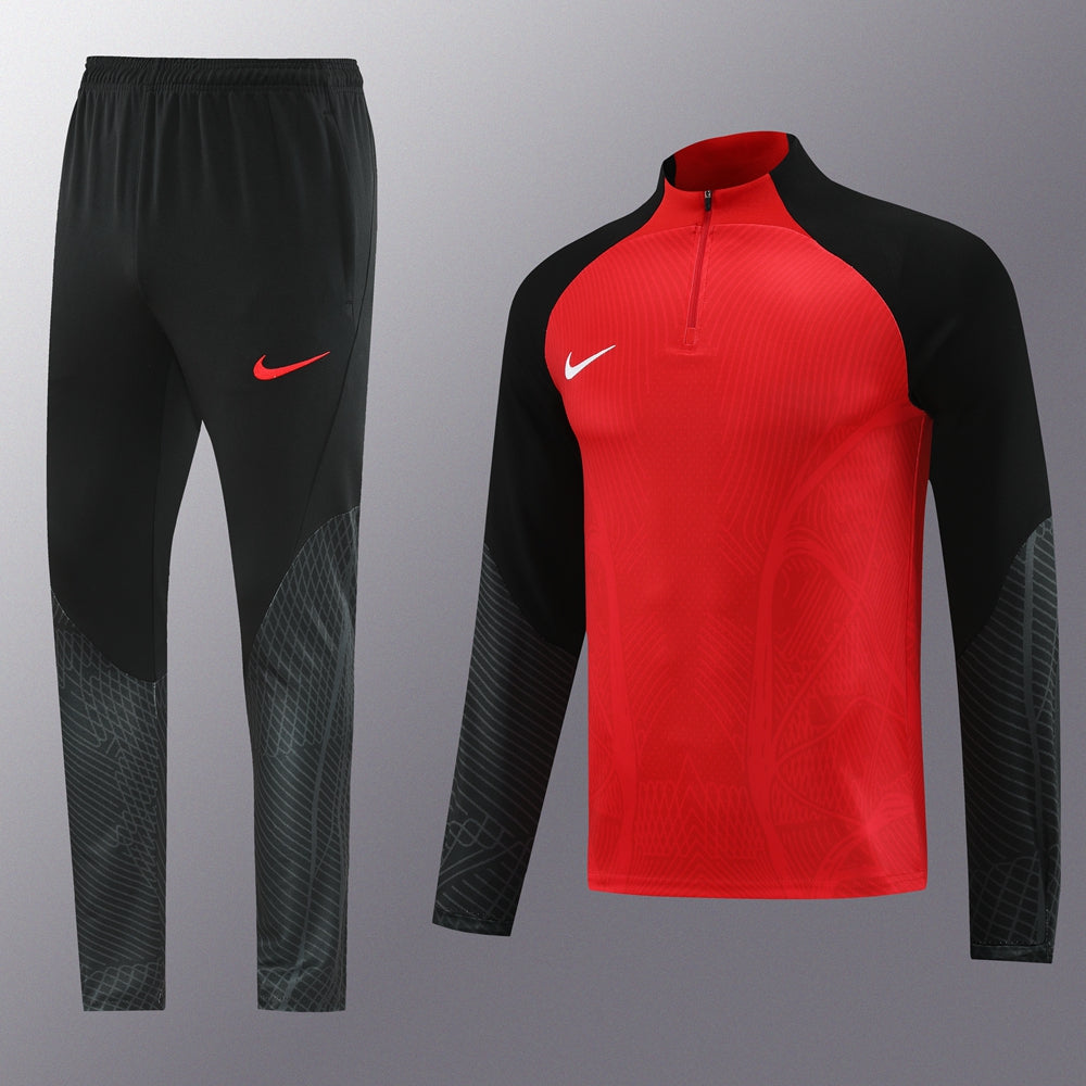 Nike Dri-Fit Tracksuit - Red