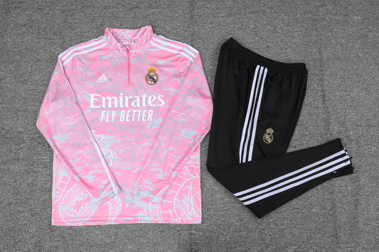 Real Madrid Tracksuit - Pink Dragon (Adults & Kids)