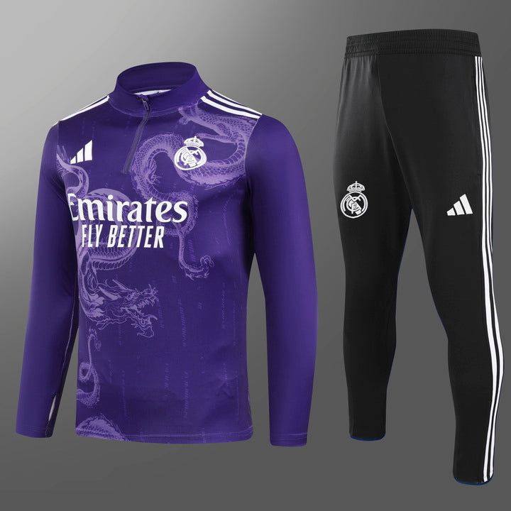 Real Madrid Tracksuit - Purple