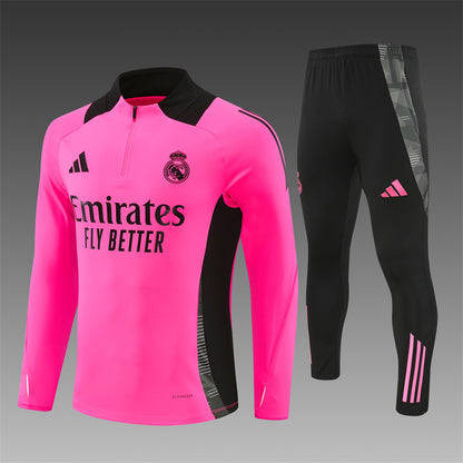 Real Madrid Tracksuit - Pink (Adult & Kids)