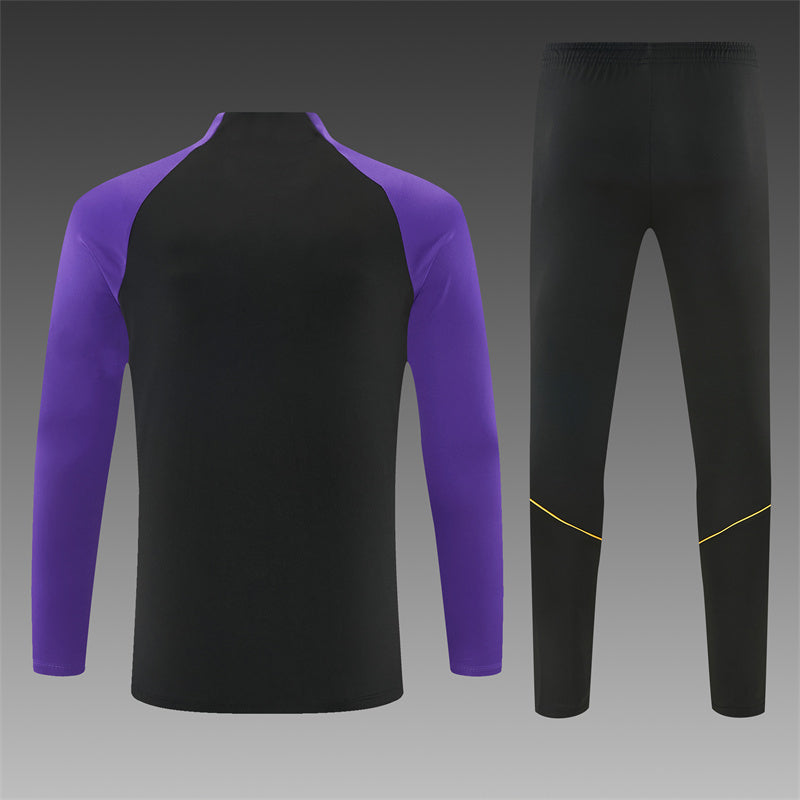 Barcelona Tracksuit - Black & Purple 26/27