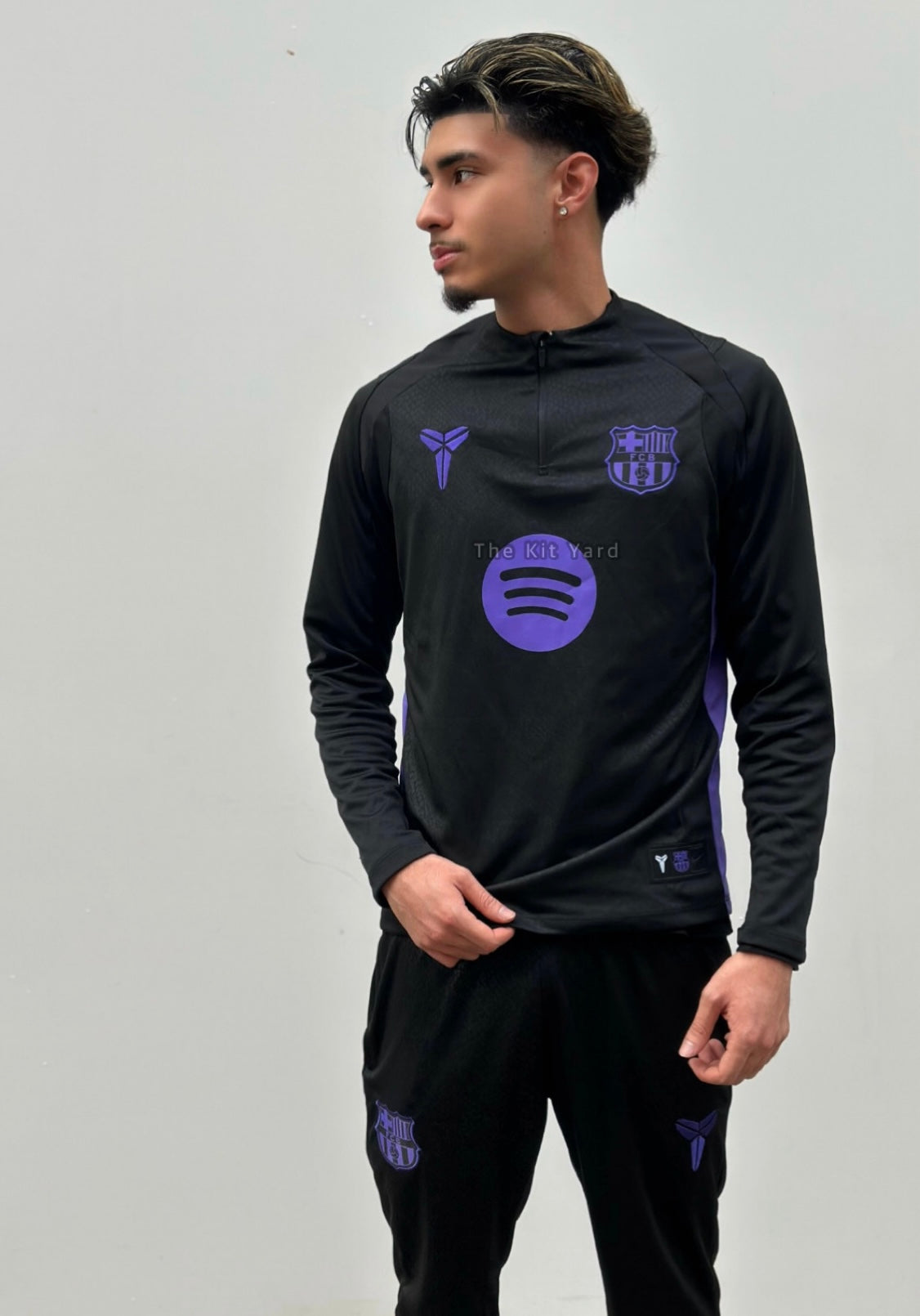 Barcelona Tracksuit - Black 25/26