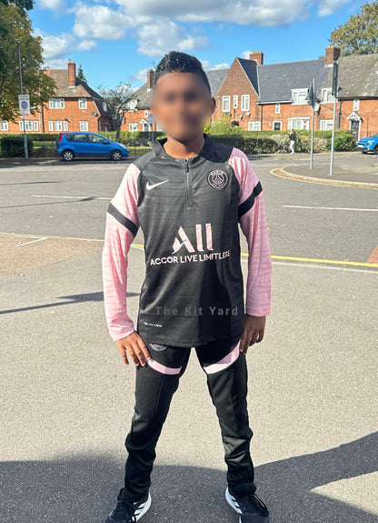 PSG Tracksuit - Black & Pink (Kids)