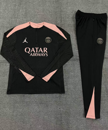 PSG Tracksuit - Black & Pink 24/25