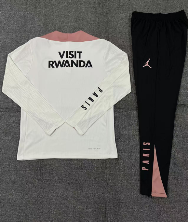 PSG Tracksuit - White/Pink 24/25